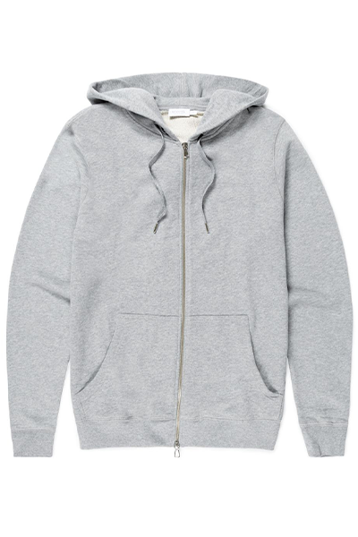 Cotton Zip Hoodie from Sunspel