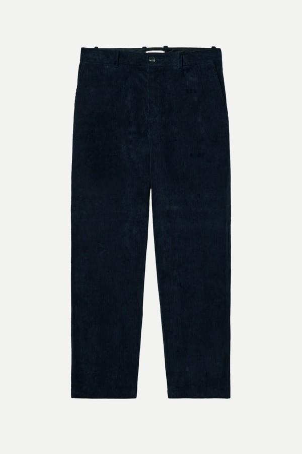 Edward Wide-Leg Organic Cotton-Corduroy Trousers from MR P. 