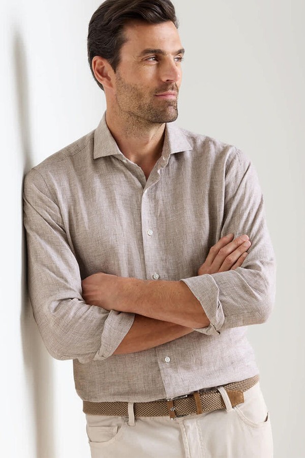 Astino Lino Check Shirt from Peter Miller