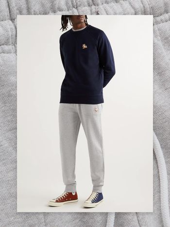 Chillax Fox Cotton-Jersey Sweatpants, £145