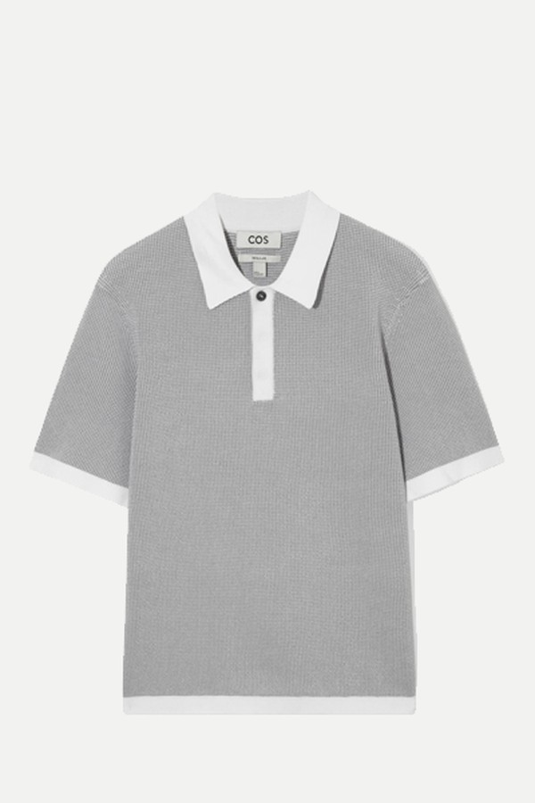 Knitted Polo Shirt from COS