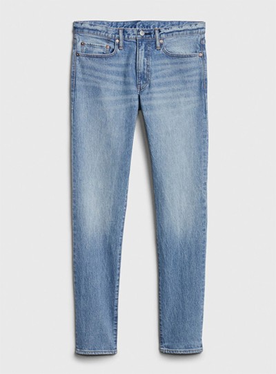 Slim Tapered Straight Leg Jeans