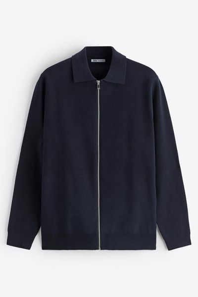 Knit-Cotton Jacket  from Zara 