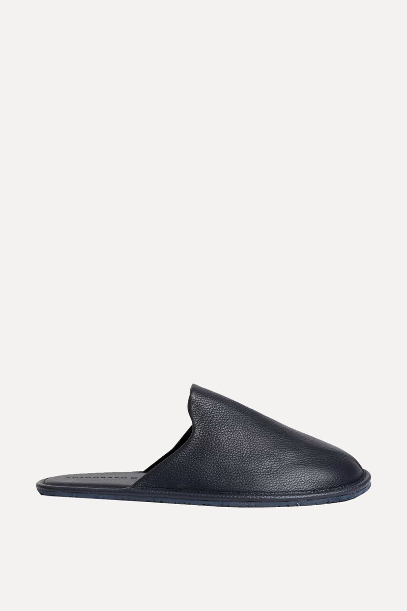 Leather Mule Slippers With Freshfeet  from Marks & Spencer