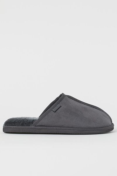 Faux Shearling Lined Slippers from H&M