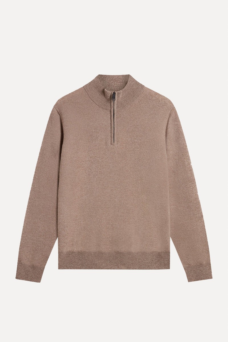 Finest Cashmere 1/4 Zip Jumper