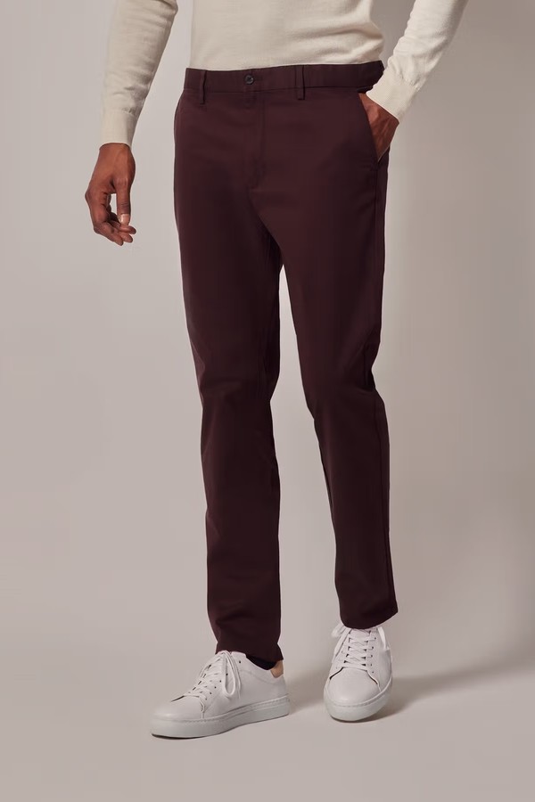 Garment Dyed Cotton Stretch Chinos