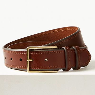 Collection Leather Stitch Detail Belt from M&S