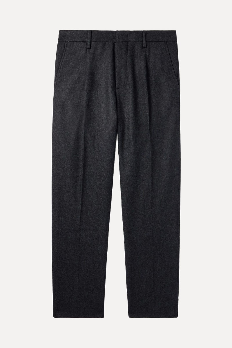 Bill 1630 Straight-Leg Pleated Wool-Blend Trousers from NN07