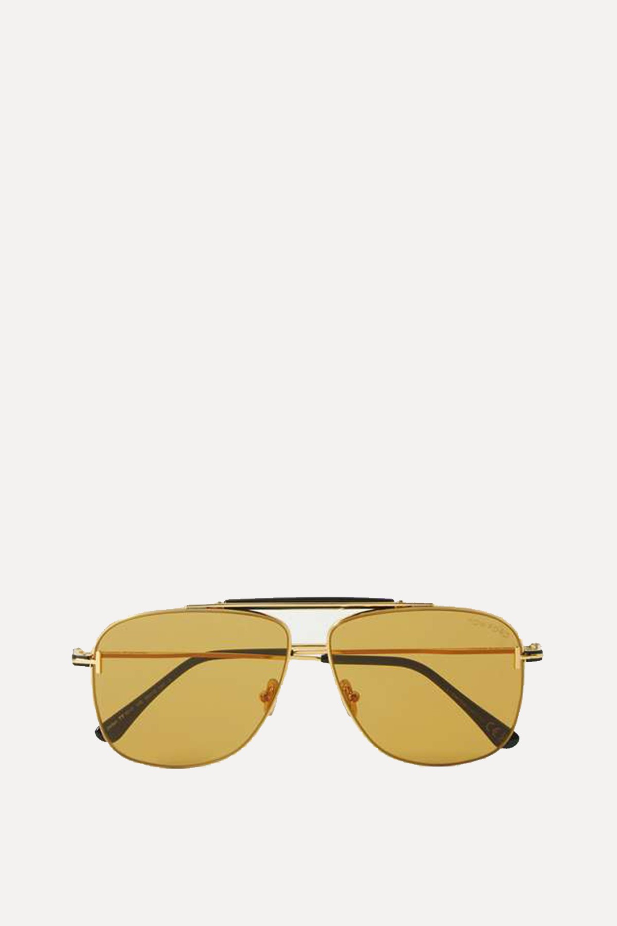 Jaden Aviator-Style Gold-Tone & Acetate Sunglasses from Tom Ford Eyewear