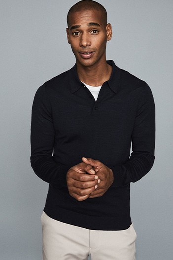 Trafford Merino Wool Polo Shirt | £90