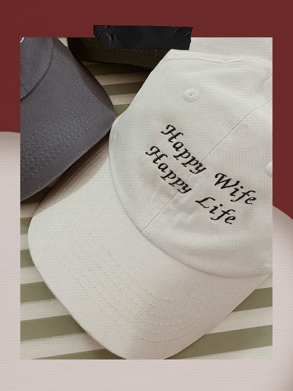 Happy Wife Happy Life Cap, £30 | GIGI & OLIVE 