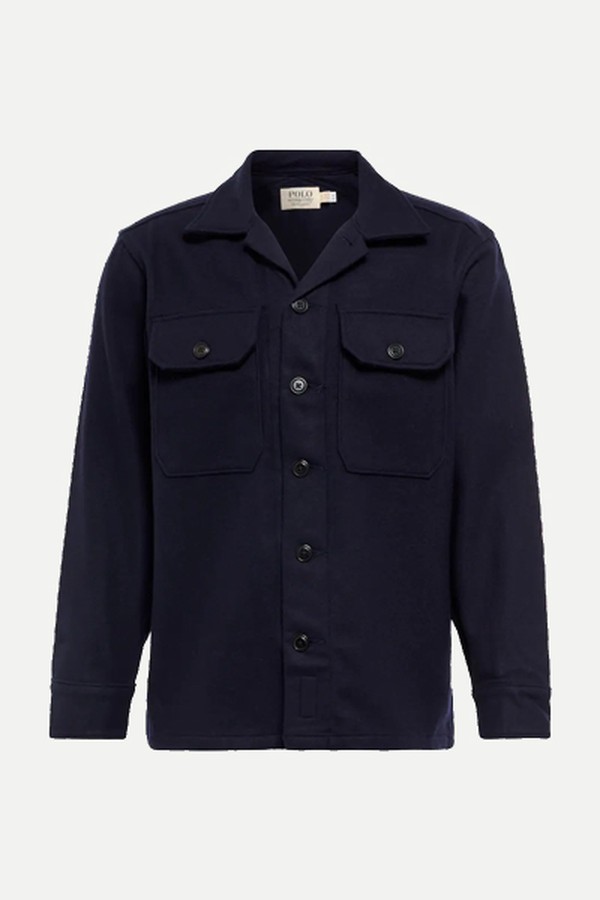 Flap-Pocket Wool-Blend Overshirt from Polo Ralph Lauren