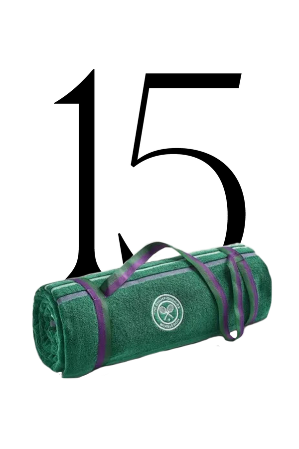 Green Cotton Towelling Picnic Blanket from Wimbledon