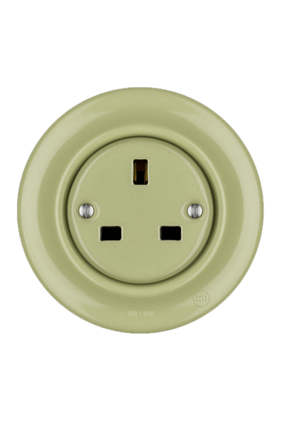 Porcelain Wall Socket  from Dyke & Dean 