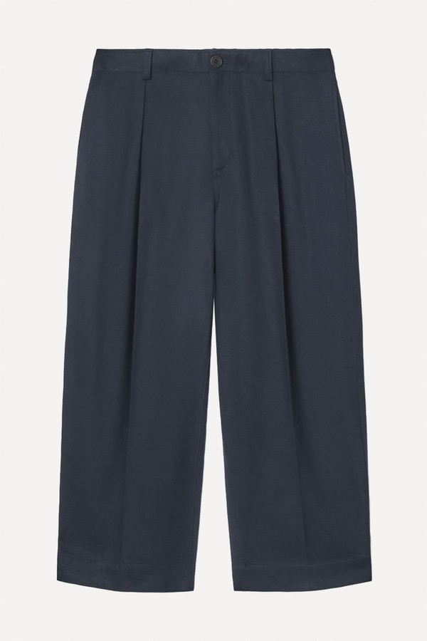 Cropped Barrel-Leg Trousers from COS