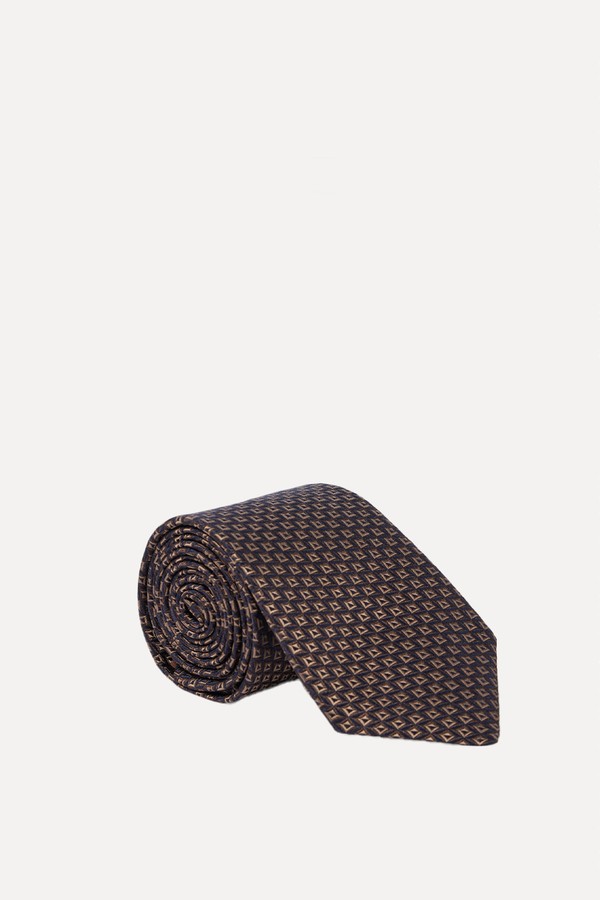 Silk Jacquard Tie from Canali