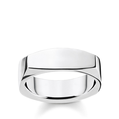 Angular Silver Ring