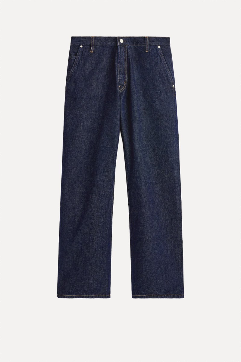 Relaxed-Fit Bootleg Jeans