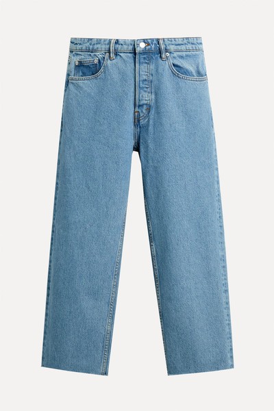 Straight Fit Cropped Jeans from Zara