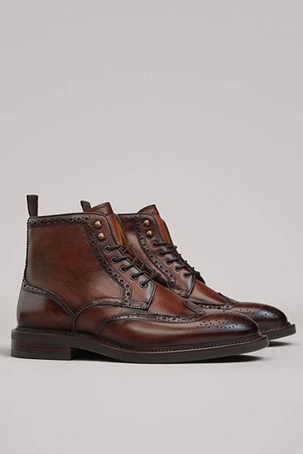 Brown Leather Boot