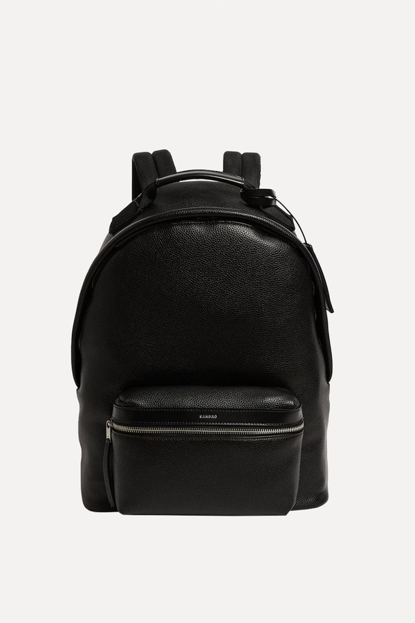 Leather Trim Backpack from Sandro