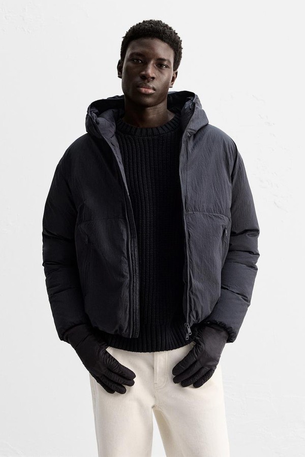 Hooded Down Jacket from Zara