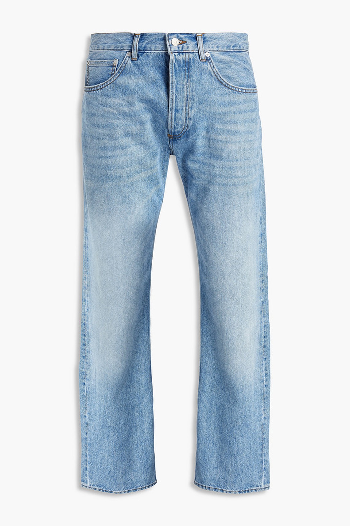 Whiskered Denim Jeans