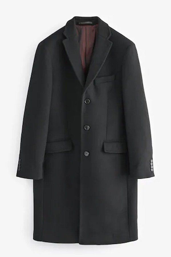 Signature Italian Wool Rich Epsom Coat With Cashmere