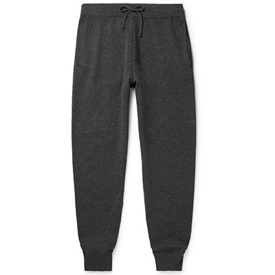 Tapered Double-Faced Cashmere Sweatpants