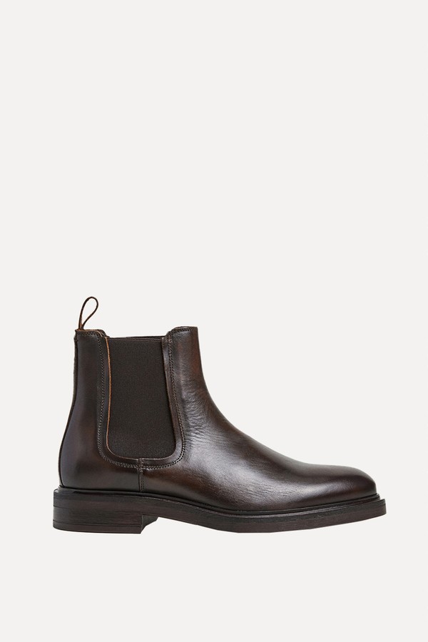 Chelsea Leather Ankle Boots  from Hackett London