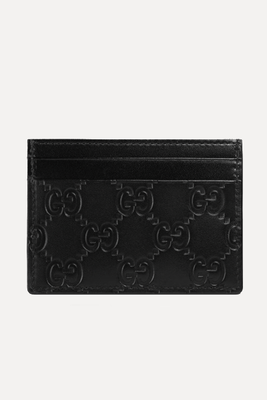 Signature leather Card Holder from Gucci