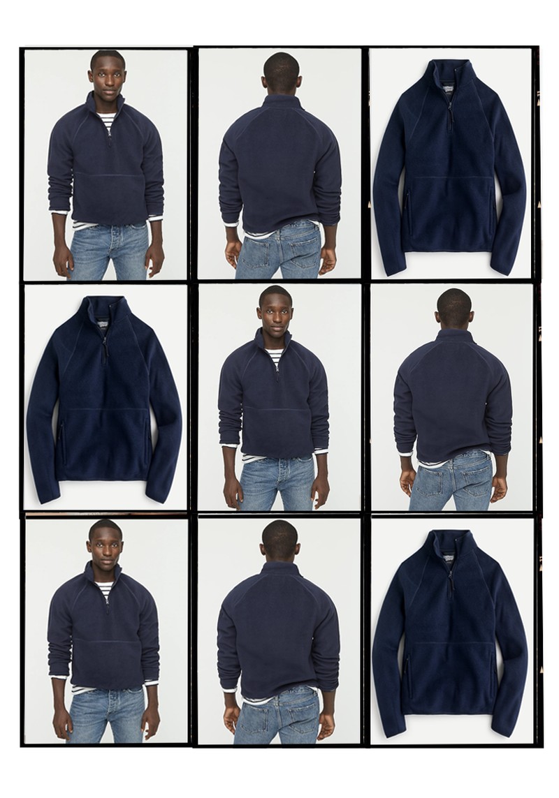 Micro-Fleece Half-Zip Pullover from J Crew