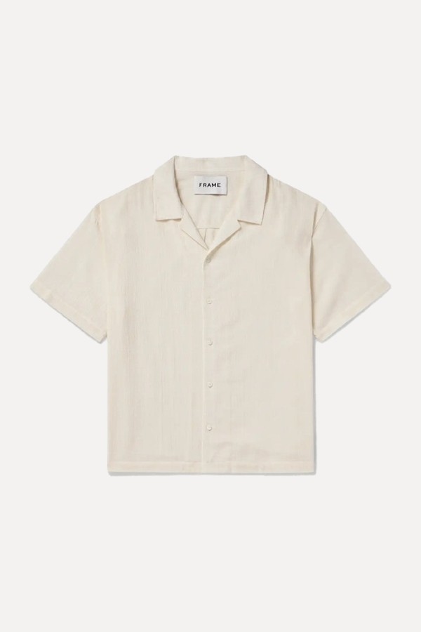 Camp-Collar Cotton Shirt from Frame