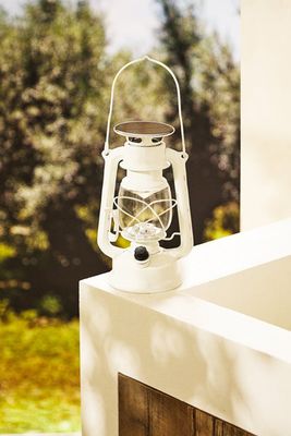 Retro Metal Solar Lamp from Zara