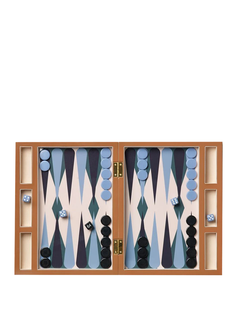 Lacquered Backgammon 