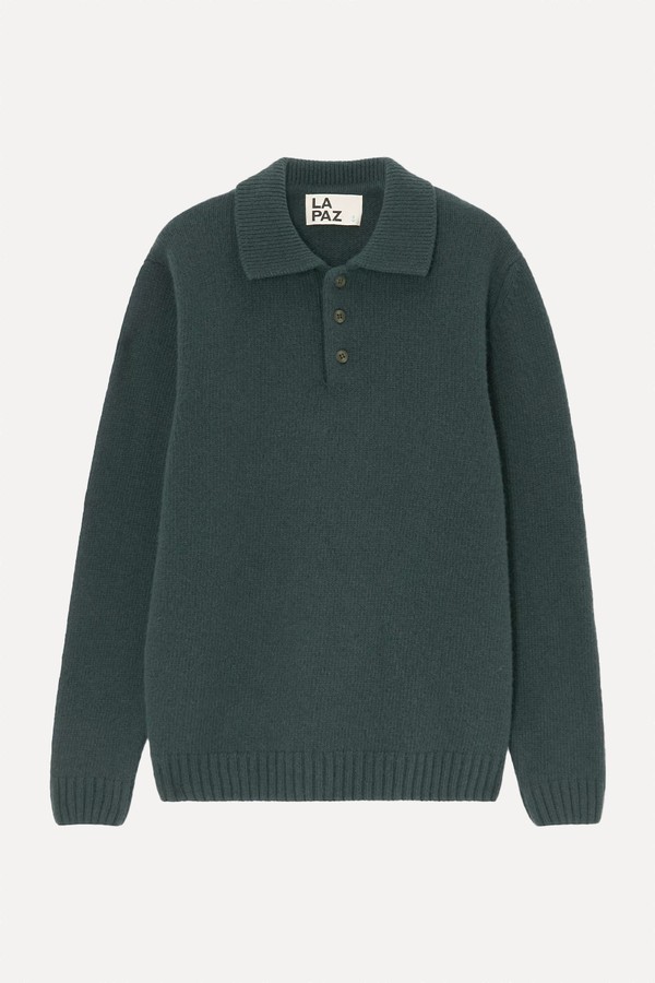 Extra Fine Merino Wool Polo Shirt from La Paz