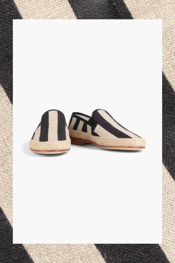 Striped Canvas Espadrilles, £222 (were £405) | Dolce & Gabbana