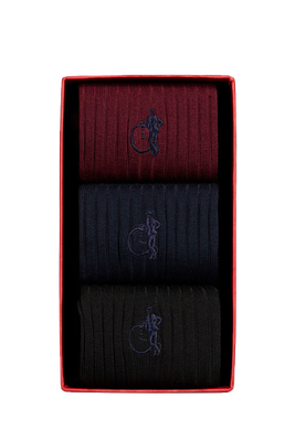 Traditional 3-Pair Box Socks from London Sock Co.