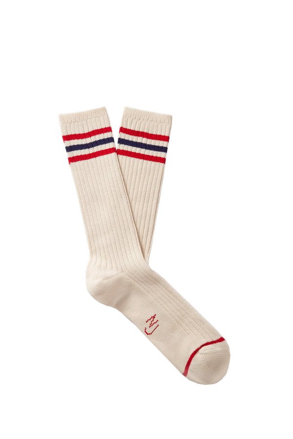 Striped Ribbed Cotton-Blend Socks from Nudie Jeans