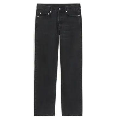 Loose Black Wash Jeans from Arket