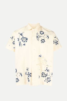 Embroidered Floral Shirt from Bode