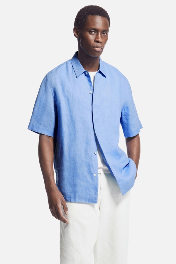 Short-Sleeved Linen Shirt from COS