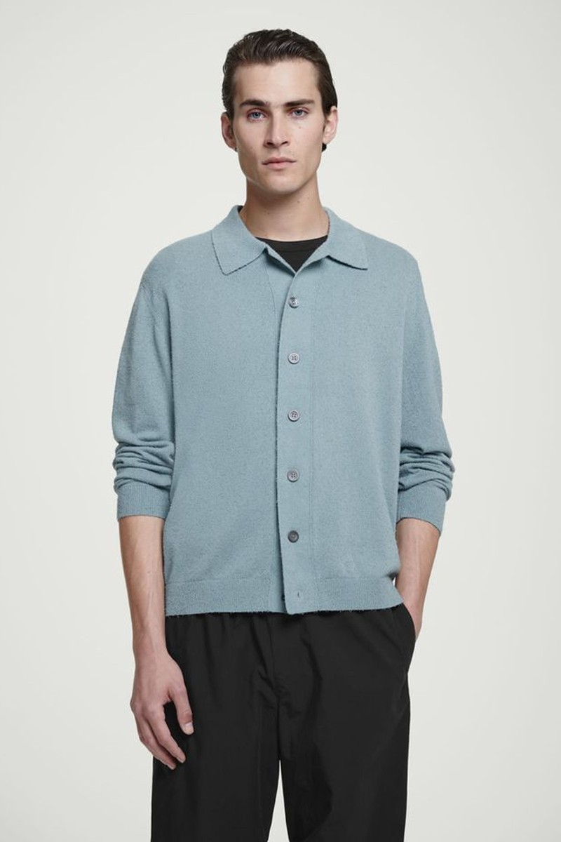 Knitted Textured Overshirt