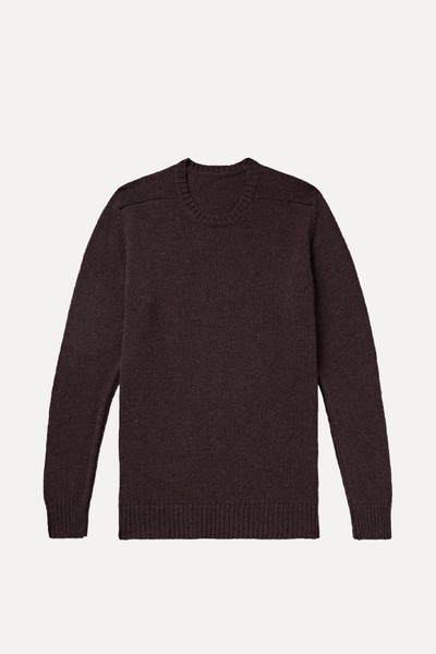 Shetland Wool Sweater from ANDERSON & SHEPPARD