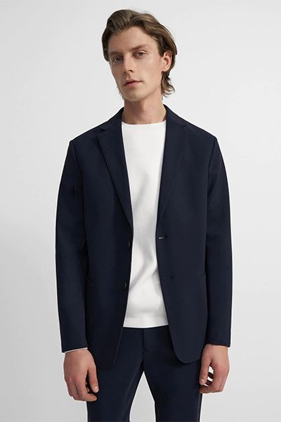 Clinton Blazer In Precision Ponte from Theory