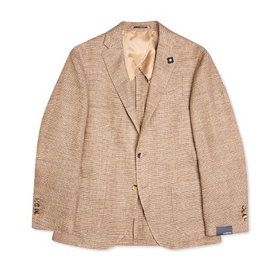 Linen Silk Loose Weave Jacket from Lardini