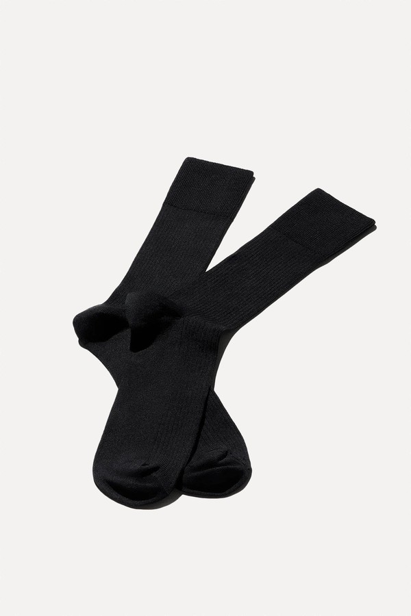 Mid Length Rib Socks from CDLP