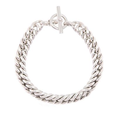 Silver Curb Link Bracelet from Tilly Sveaas