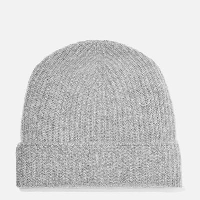 Ribbed Cashmere Beanie from Johnstons Of Elgin